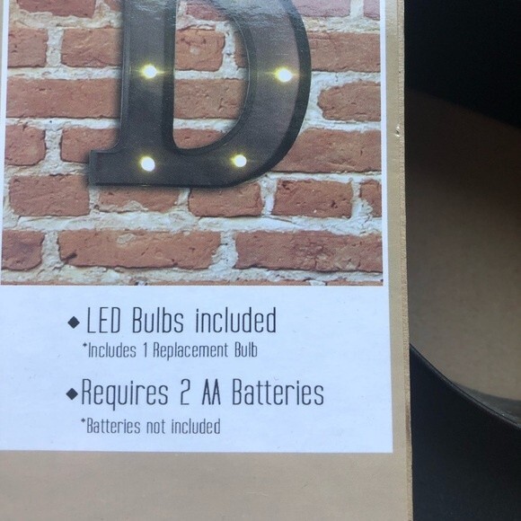 S Initial LED Light Brand New In Box One Size - Picture 6 of 8